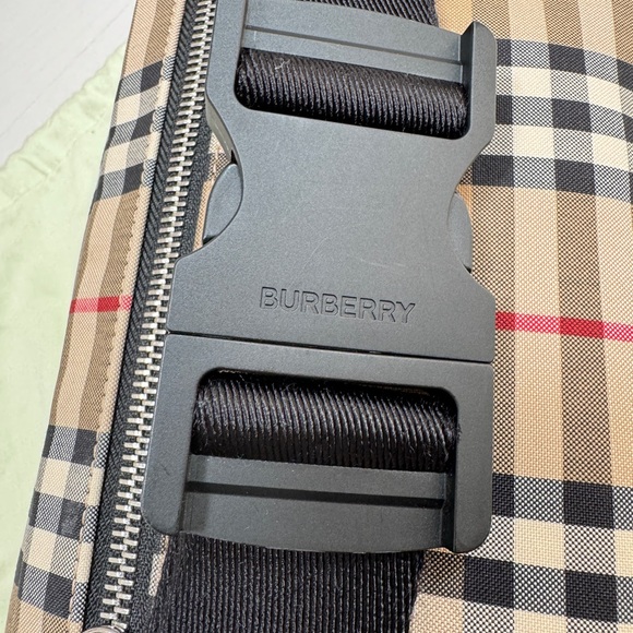 Burberry Sonny Check Canvas Belt Bum Bag - Picture 14 of 16